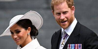 «Полностью формально». СМИ сообщили, сколько минут длилась встреча принца Гарри и Меган Маркл с королевой Елизаветой