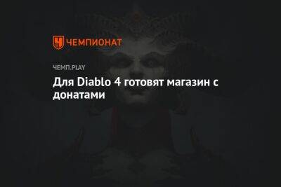 Для Diablo 4 готовят магазин с донатами