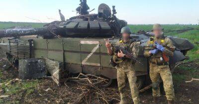 Украинские военные захватили российские танки трех разных модификаций (фото)
