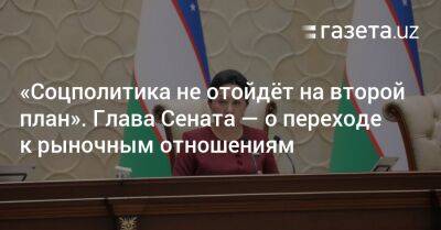 Танзила Нарбаева - «Социальная политика не отойдёт на второй план». Глава Сената — о переходе к рыночным отношениям - gazeta.uz - Узбекистан