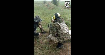 Боец белорусского полка имени Кастуся Калиновского показал на видео боевые действия