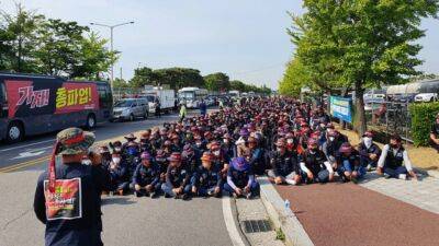 Забастовка дальнобойщиков в Корее может оказать влияние на автопромышленность в ряде стран