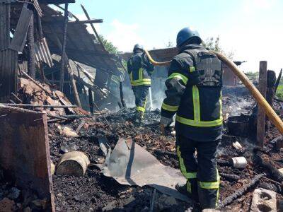 Обстрел Чугуевского района: возник пожар в частном секторе (фото)