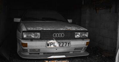 Культовый спорткар Audi 28 лет простоял заброшенным: теперь его продают на аукционе (видео)
