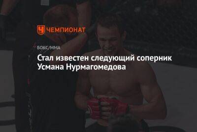 Стал известен следующий соперник Усмана Нурмагомедова