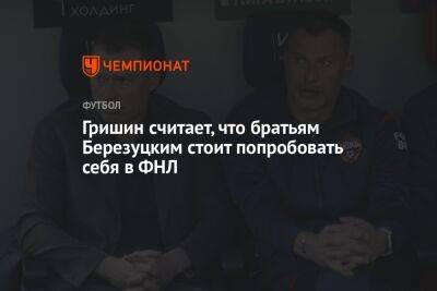 Гришин считает, что братьям Березуцким стоит попробовать себя в ФНЛ