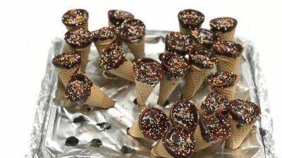 Шоколадный кекс в вафельных конусах: такого вы еще не ели