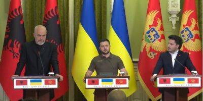 Албания, Черногория и Северная Македония поддержали статус кандидата в ЕС для Украины