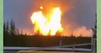 ВИДЕО: Загорелось крупнейшее в России газовое месторождение