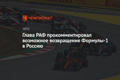 Глава РАФ прокомментировал возможное возвращение Формулы-1 в Россию