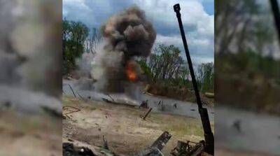 ВСУ взорвали понтонный мост российских оккупантов на Луганщине