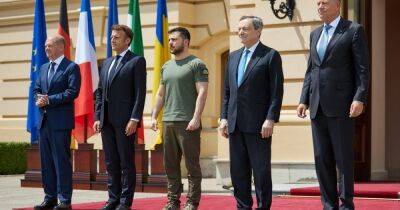 Зеленский завершил встречу с лидерами четырех стран ЕС: Ермак озвучил первые итоги (видео)