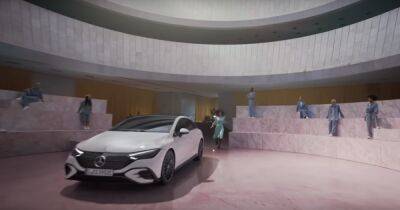 Сделано в Украине: рекламу новейшего электромобиля Mercedes EQE сняли в Киеве (видео)