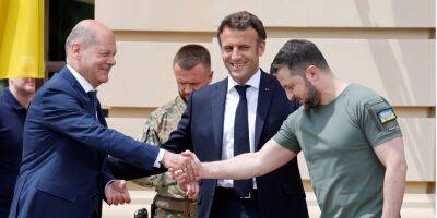 Франция и Германия не будут диктовать Украине условия переговоров — Макрон