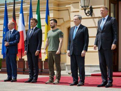 Шольц, Макрон и Драги просили Зеленского возобновить переговоры с Путиным – СМИ