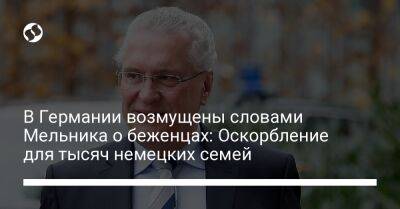 В Германии возмущены словами Мельника о беженцах: Оскорбление для тысяч немецких семей