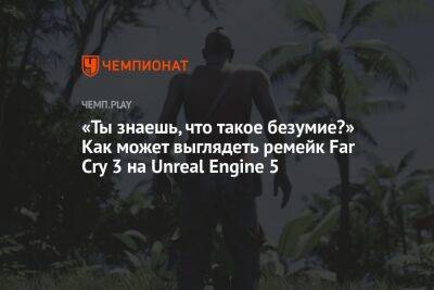 «Ты знаешь, что такое безумие?» Как может выглядеть ремейк Far Cry 3 на Unreal Engine 5