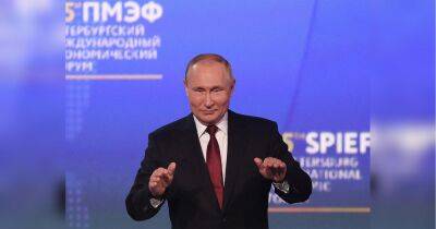 путін все ще сподівається, що «завдання спецоперації будуть вирішені»: про що кремлівський правитель говорив на форумі в Петербурзі