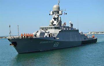 В России заметили подбитый ВСУ боевой корабль «Великий Устюг»