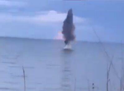 Біля узбережжя Одещини знищено ворожу міну: відео