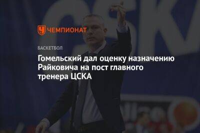Гомельский дал оценку назначению Райковича на пост главного тренера ЦСКА