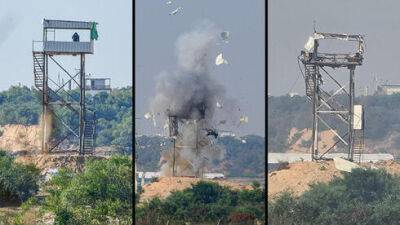 Наблюдательная вышка ХАМАСа устояла под ударом ЦАХАЛа: видео