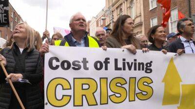 Ирландцы протестуют против высокой инфляции
