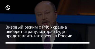 Визовый режим с РФ: Украина выберет страну, которая будет представлять ее интересы в Росси