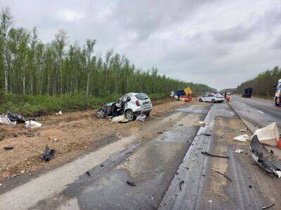 Водитель кроссовера погиб в аварии на трассе М10 в Тверской области