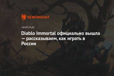Diablo Immortal официально вышла — рассказываем, как играть в России