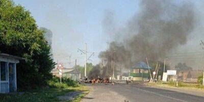 Военный получил ожоги. В Полтавской области загорелся автомобиль, перевозивший боеприпасы