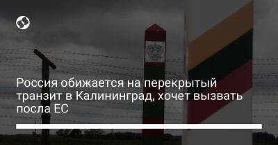 Россия обижается на перекрытый транзит в Калининград, хочет вызвать посла ЕС