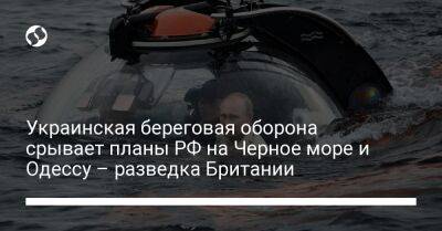 Украинская береговая оборона срывает планы РФ на Черное море и Одессу – разведка Британии