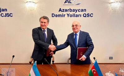 Узбекистан и Азербайджан договариваются об увеличении объемов перевозок грузов по железной дороге
