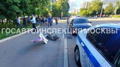 В Москве женщину после ДТП убило дорожным знаком