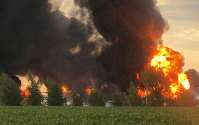 В Днепропетровской области потушили пожар на нефтебазе