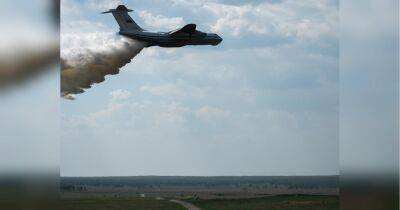 У росії розбився військовий літак Іл-76: відео з місця катастрофи