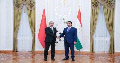 Председатель города Душанбе Рустами Эмомали встретился с послом Китая в Таджикистане Цзи Шумином