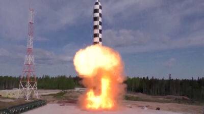 В России приступили к созданию ракет "Сармат", готовятся к новому испытанию