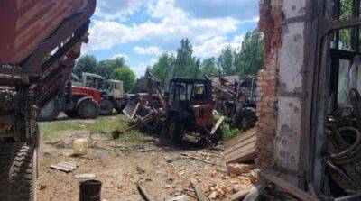 Войска рф обстреляли хранилище с зерном в Черниговской области