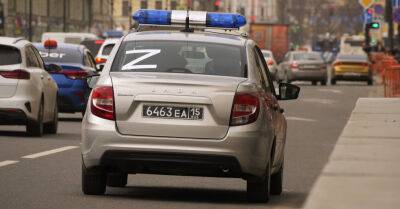 ФОТО: В России автомобиль литовского дипломата разрисовали буквами Z
