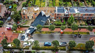 Разрушительный торнадо в Нидерландах