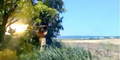 Житомирские десантники подбили российский вертолет Аллигатор — видео