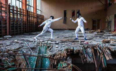 Украину не сломать! Россияне повредили сотни спортивных объектов, но наши спортсмены продолжают тренироваться (фото)