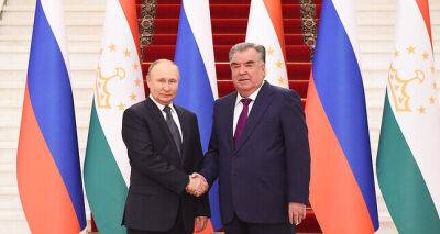 В Душанбе состоялись переговоры Эмомали Рахмона и Владимира Путина