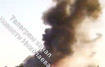 Ракетный обстрел Николаева: в городе слышны громкие взрывы