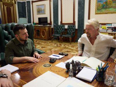Зеленский встретился с миллиардером Бэнсоном в Киеве