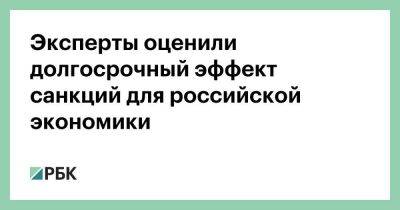 Эксперты оценили долгосрочный эффект санкций для российской экономики