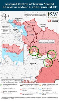 Локальные бои продолжаются вдоль линии фронта на севере Харьковщины – ISW