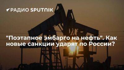 "Поэтапное эмбарго на нефть". Как новые санкции ударят по России?